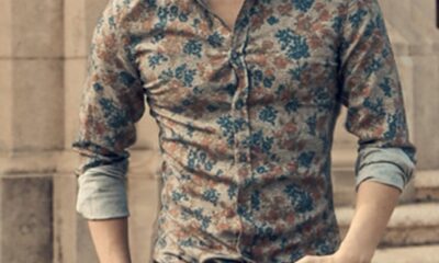 299 Only Flower Style Casual Men Shirt Long Sleeve from TheSparkShop.in